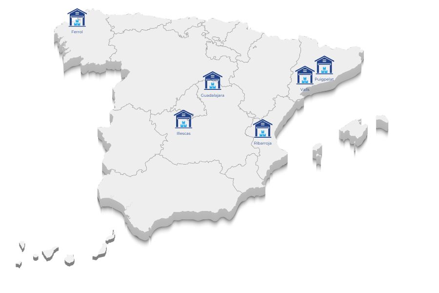 Ubicaciones FM Logistic
